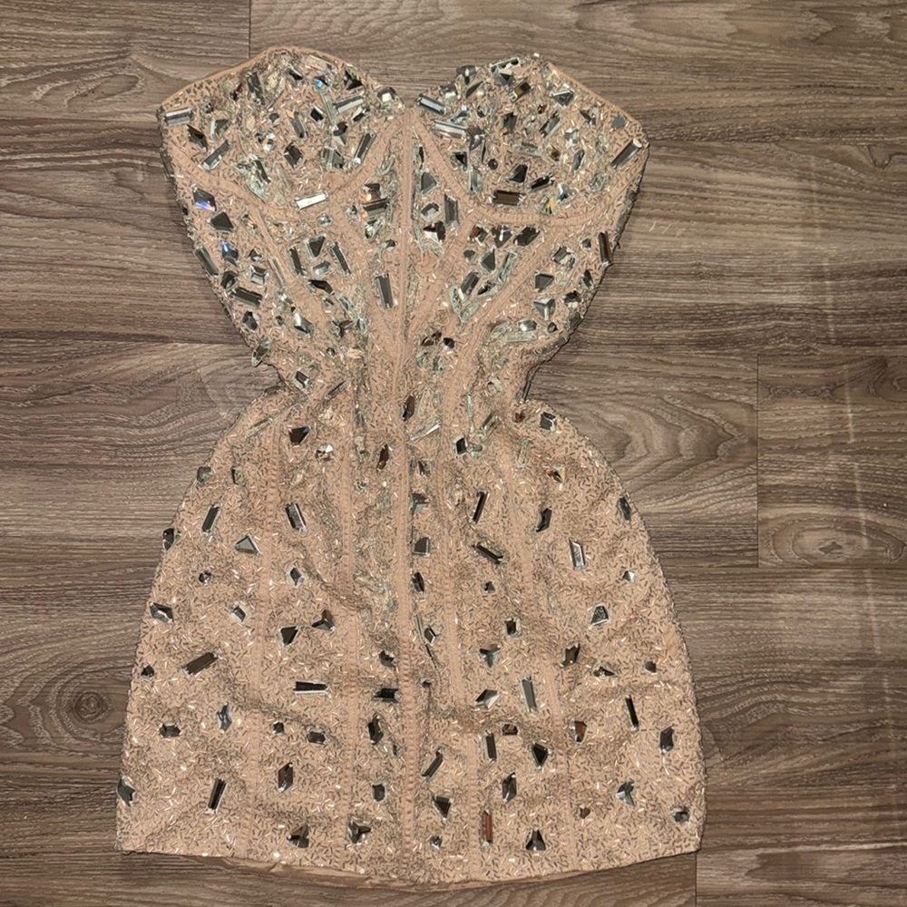 Jovani rhinestone dress